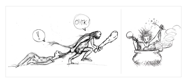 wedding invitation illustrations