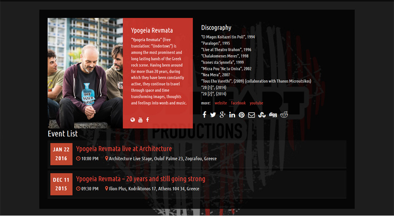 event management website